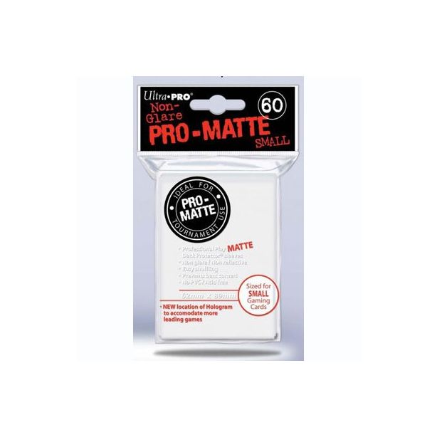 SLEEVES Pro-Matte White Small