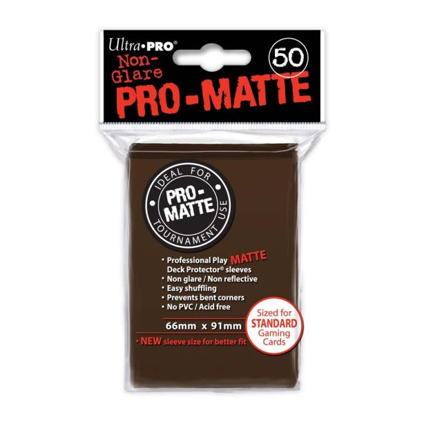 SLEEVES Pro-Matte Brown