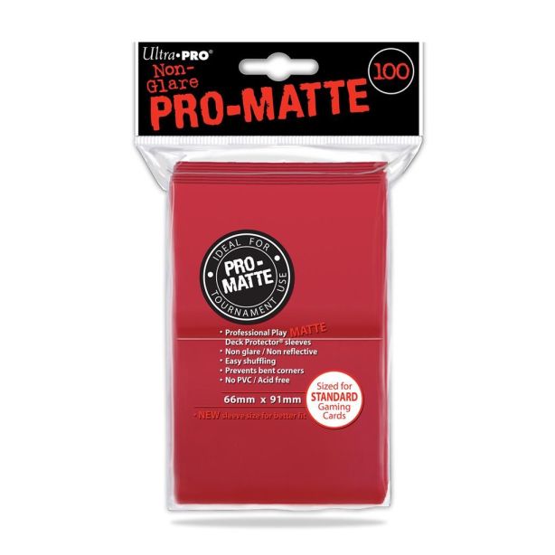 SLEEVES Pro-Matte Red (100)