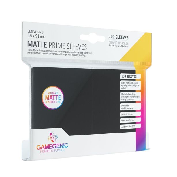 SLEEVES Pack Matte Prime Black (100)