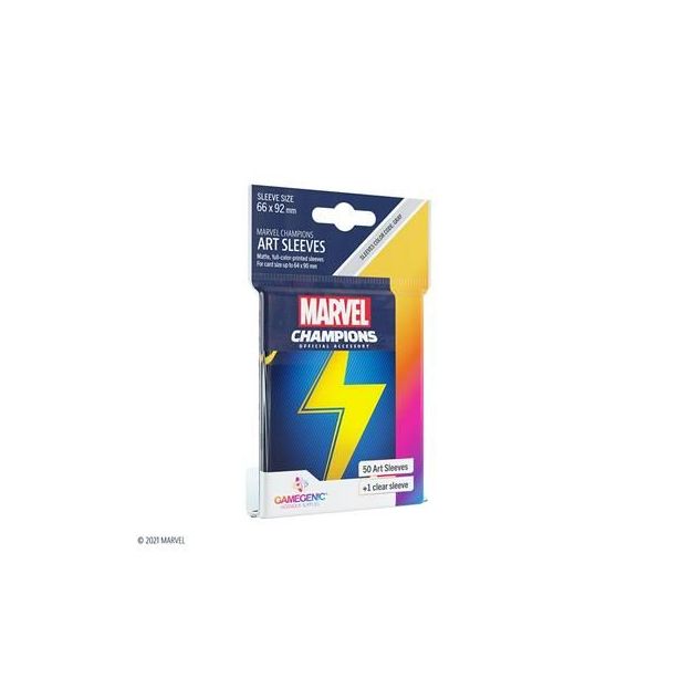 SLEEVES Marvel Champions - Ms. Marvel (50+1)