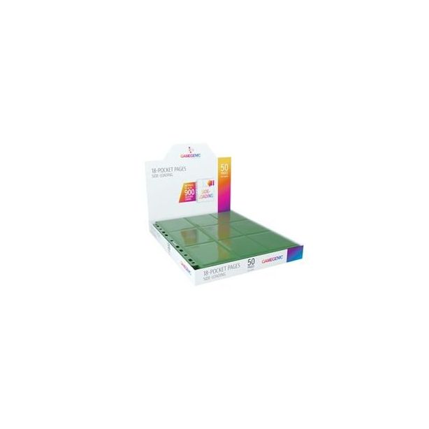 Sideloading 18-Pocket Pages Display Green (50)