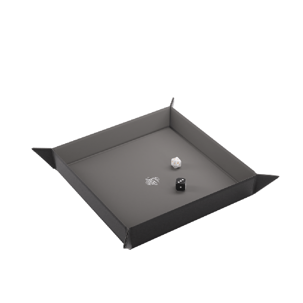 Magnetic Dice Tray Square Black/Gray