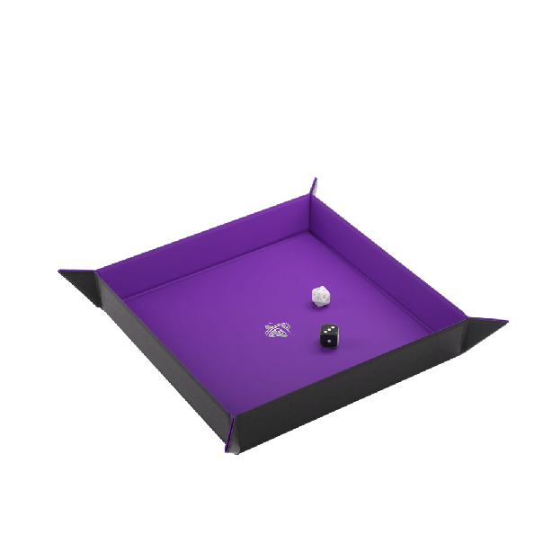Magnetic Dice Tray Square Black/Purple