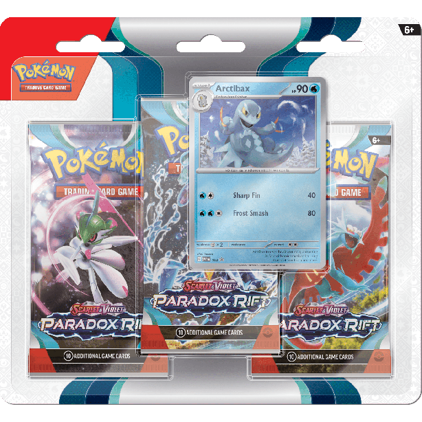 Pokemon: Scarlet & Violet - Paradox Rift - 3-booster blister: Arctibax