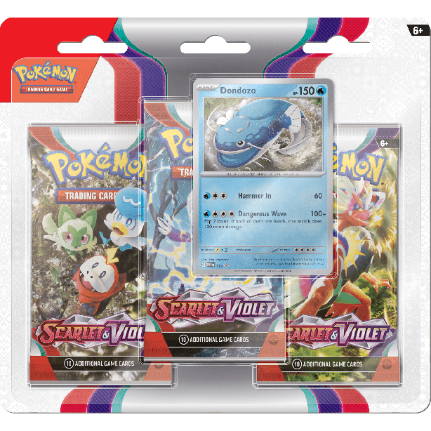 Pokemon: Scarlet & Violet - 3-booster blister: Arcanine