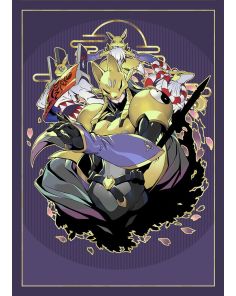 Digimon Card Sleeves 2024 2.0 (4 kinds assorti)