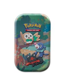 Pokemon Mini Tin - Celebrations - Rowlet, Litten & Popplio on Cover